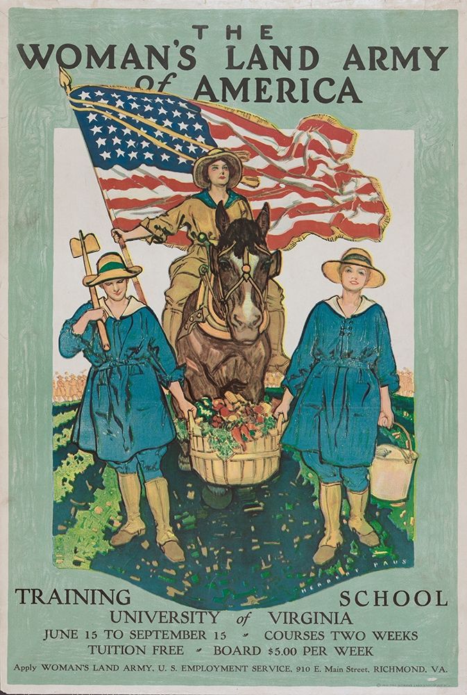The Womans Land Army of America art print by Herbert Paus for $57.95 CAD