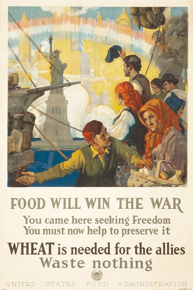 Food Will Win the War, 1917 art print by Charles Edward Chambers for $57.95 CAD