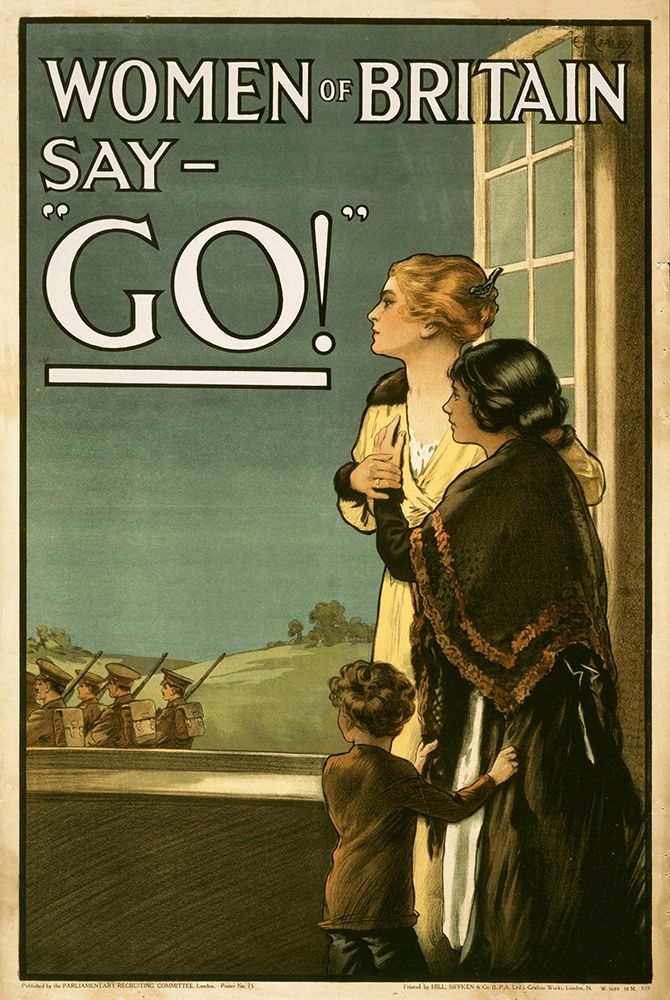 Women of Britain say - Go! art print by E.P. Kealey for $57.95 CAD
