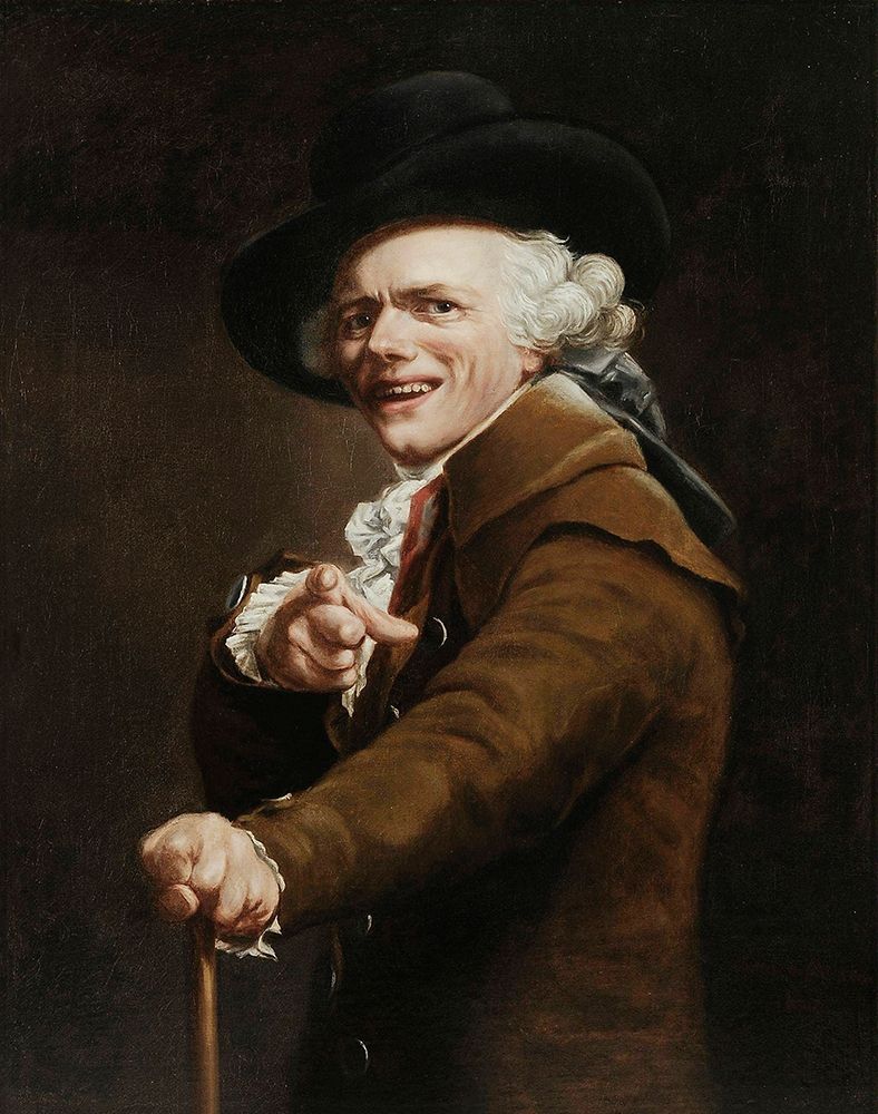 Portrait of the Artist as a Mocker art print by Joseph Ducreux for $57.95 CAD