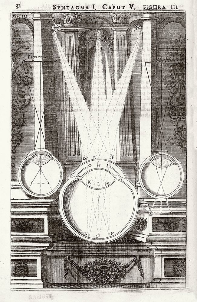 Anatomy of Vision - Oculus artificialis teledioptricus, vol. 1, p. 32 art print by Johann Zahn for $57.95 CAD