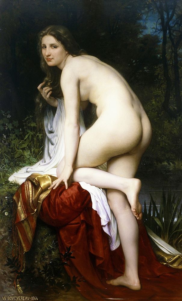 Baigneuse art print by William-Adolphe Bouguereau for $57.95 CAD