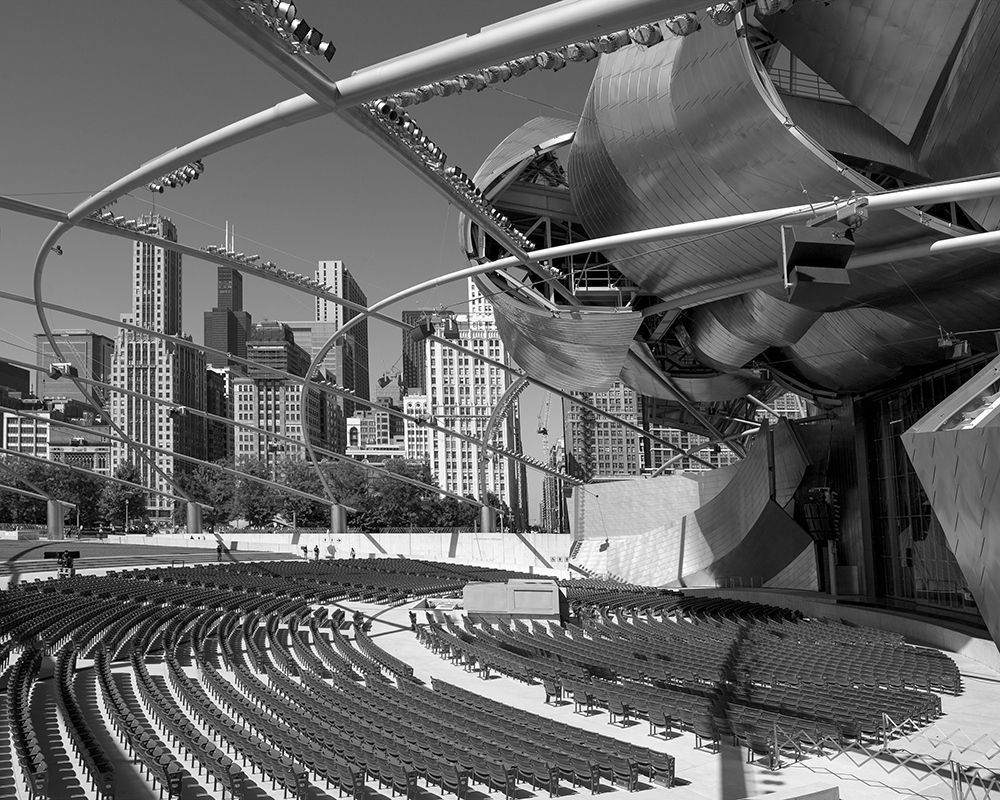 Jay Pritzker Pavillion by Frank Gehry in Grant Park Chicago Illinois art print by Carol Highsmith for $57.95 CAD