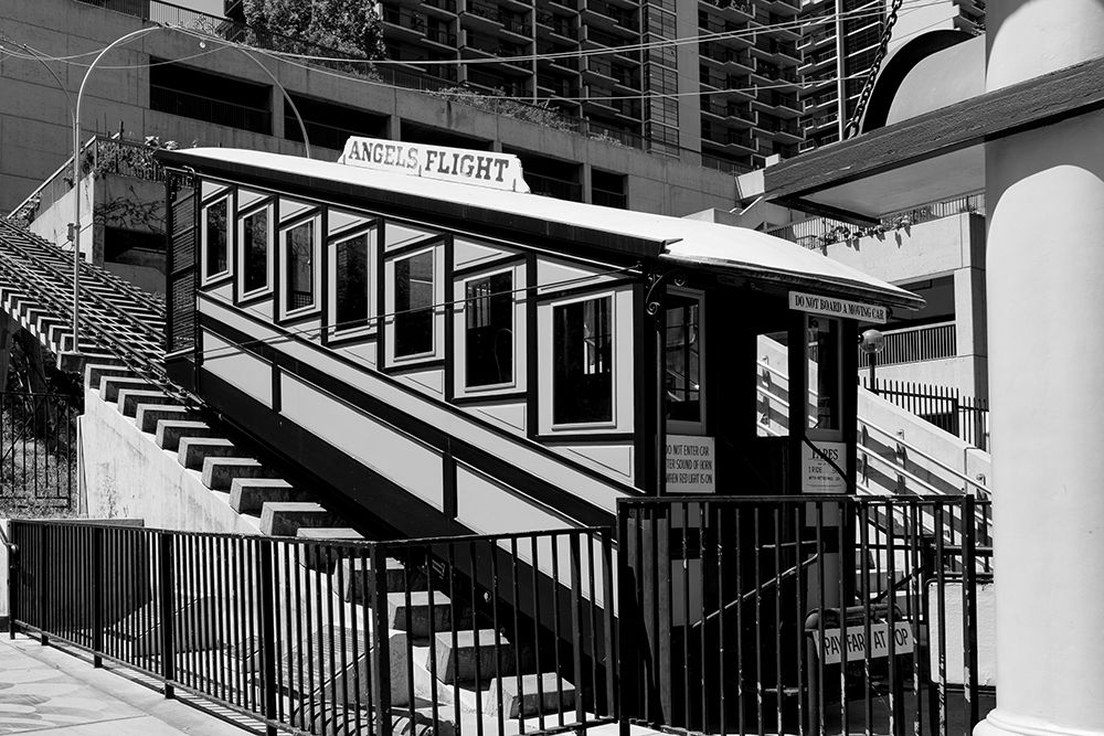 Angels Flight in the Bunker Hill district of Downtown Los Angeles California art print by Carol Highsmith for $57.95 CAD