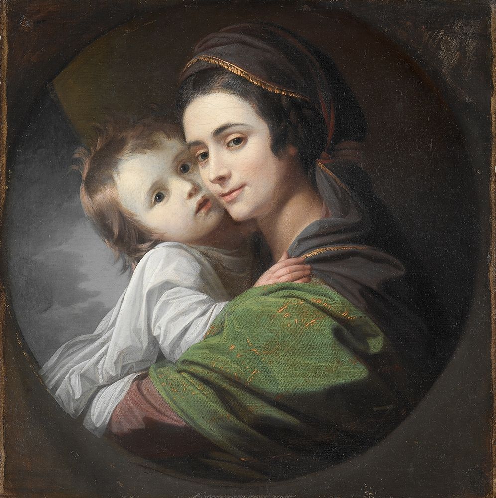 Elizabeth Shewell West and Her Son Raphael art print by Benjamin West for $57.95 CAD