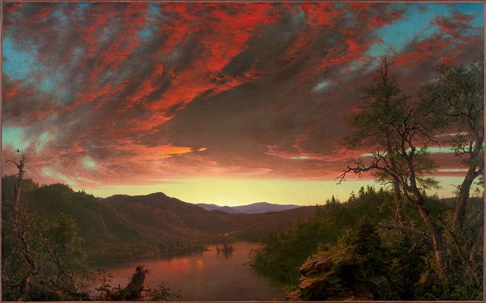 Twilight in the Wilderness art print by Frederic Edwin Church for $57.95 CAD