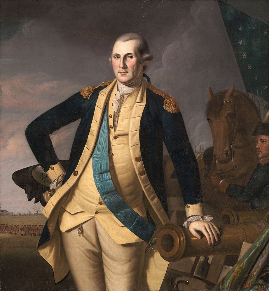 George Washington at the Battle of Princeton art print by Charles Willson Peale for $57.95 CAD
