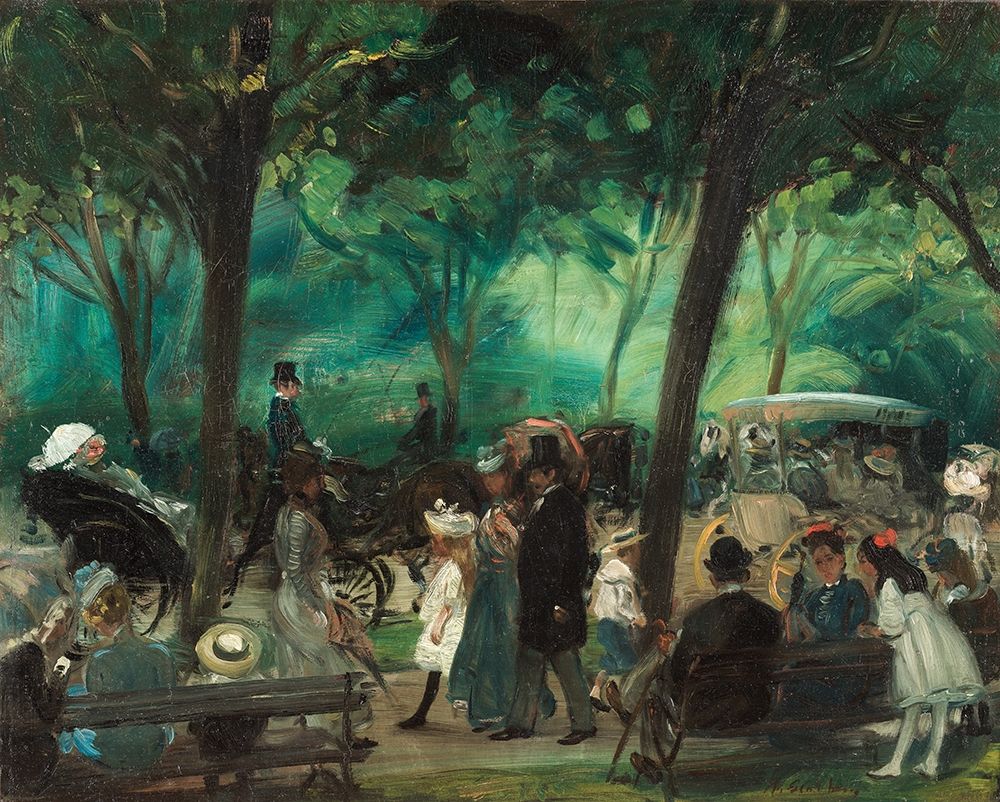 The Drive Central Park art print by William Glackens for $57.95 CAD