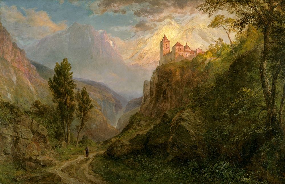 The Monastery of San Pedro Our Lady of the Snows art print by Frederic Edwin Church for $57.95 CAD