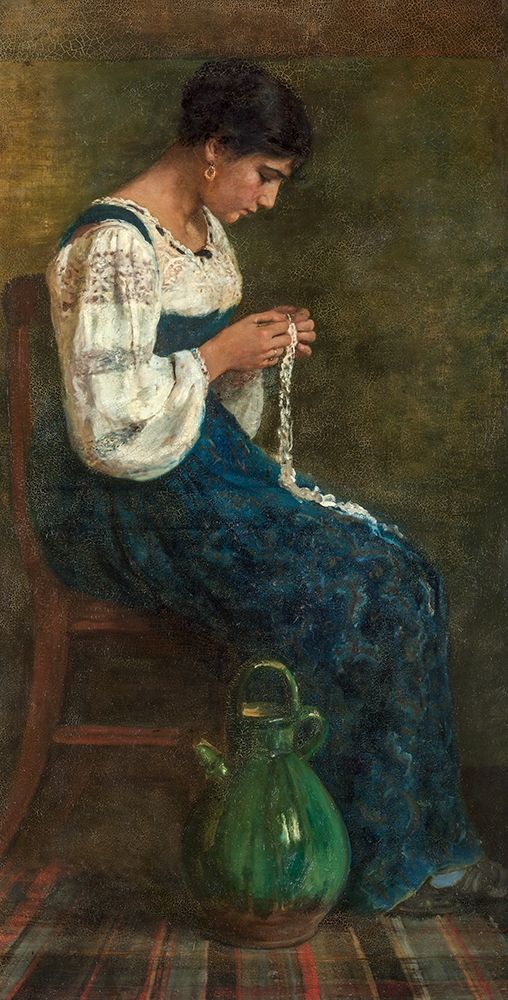 Capri Lace Maker art print by George B Butler for $57.95 CAD