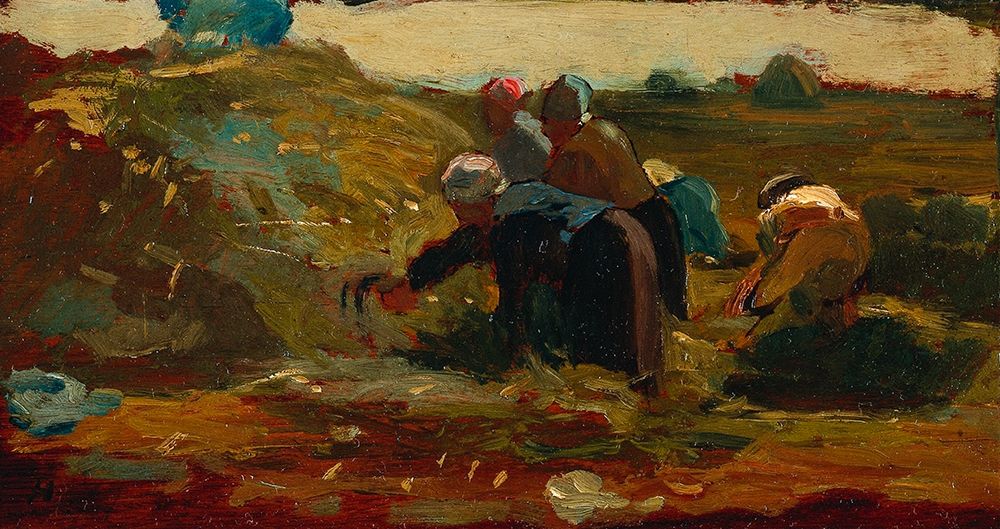 Women Working in a Field art print by Winslow Homer for $57.95 CAD