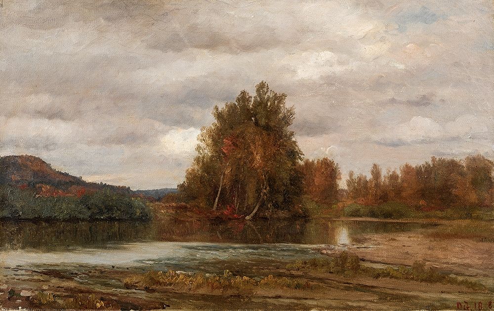 Gray Day on the Esopus art print by Jasper F Cropsey for $57.95 CAD