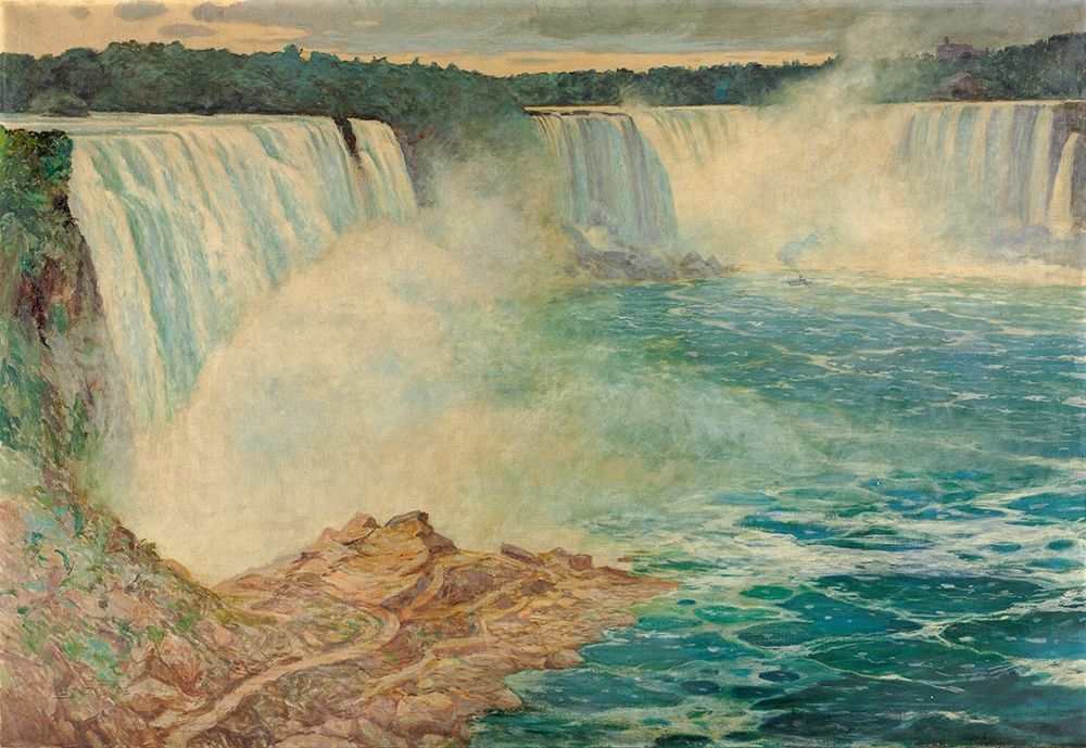 Niagara Falls art print by August Satra for $57.95 CAD