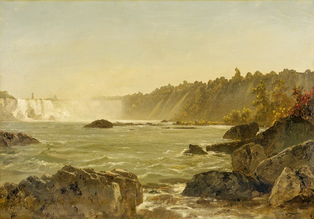 View of Niagara Falls art print by John Frederick Kensett for $57.95 CAD