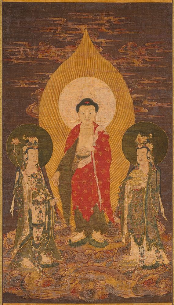 Amitabha Triad art print by China Ming dynasty for $57.95 CAD