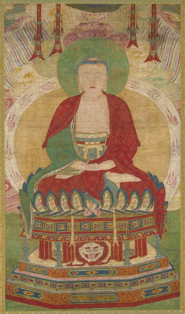 Seated Amitabha art print by China Ming dynasty for $57.95 CAD