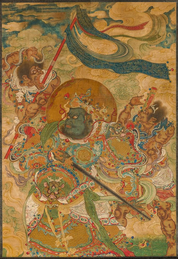 Heavenly King Virudhaka art print by China Ming dynasty for $57.95 CAD