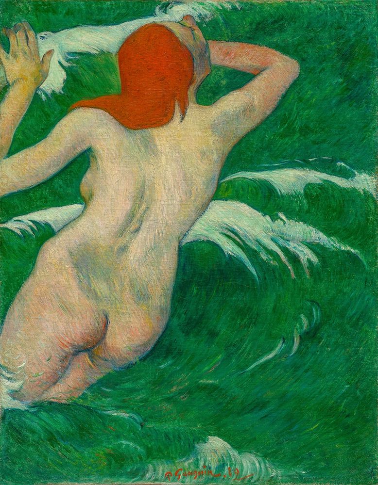 In the Waves Dans les Vagues art print by Paul Gauguin for $57.95 CAD