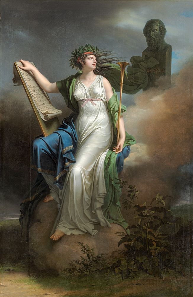 Calliope, Muse of Epic Poetry art print by Charles Meynier for $57.95 CAD