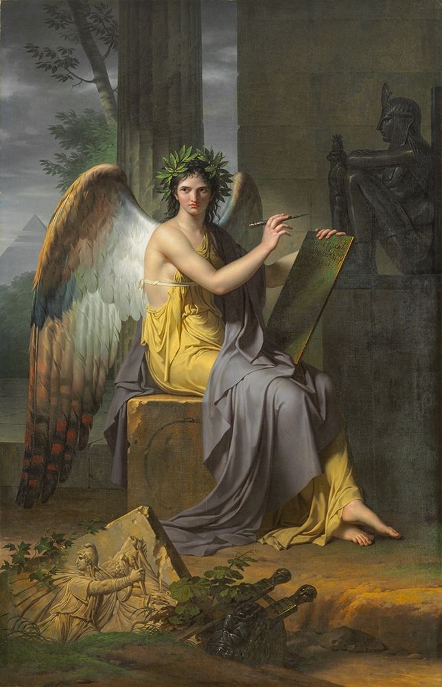 Clio, Muse of History art print by Charles Meynier for $57.95 CAD