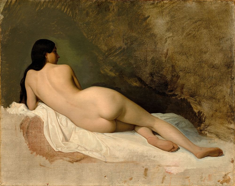 Study of a Reclining Nude art print by Isidore Pils for $57.95 CAD