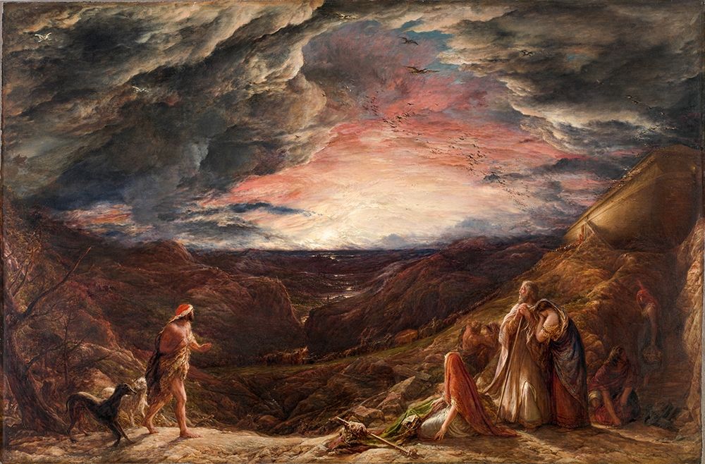 Noah, The Eve of the Deluge art print by John Linnell for $57.95 CAD
