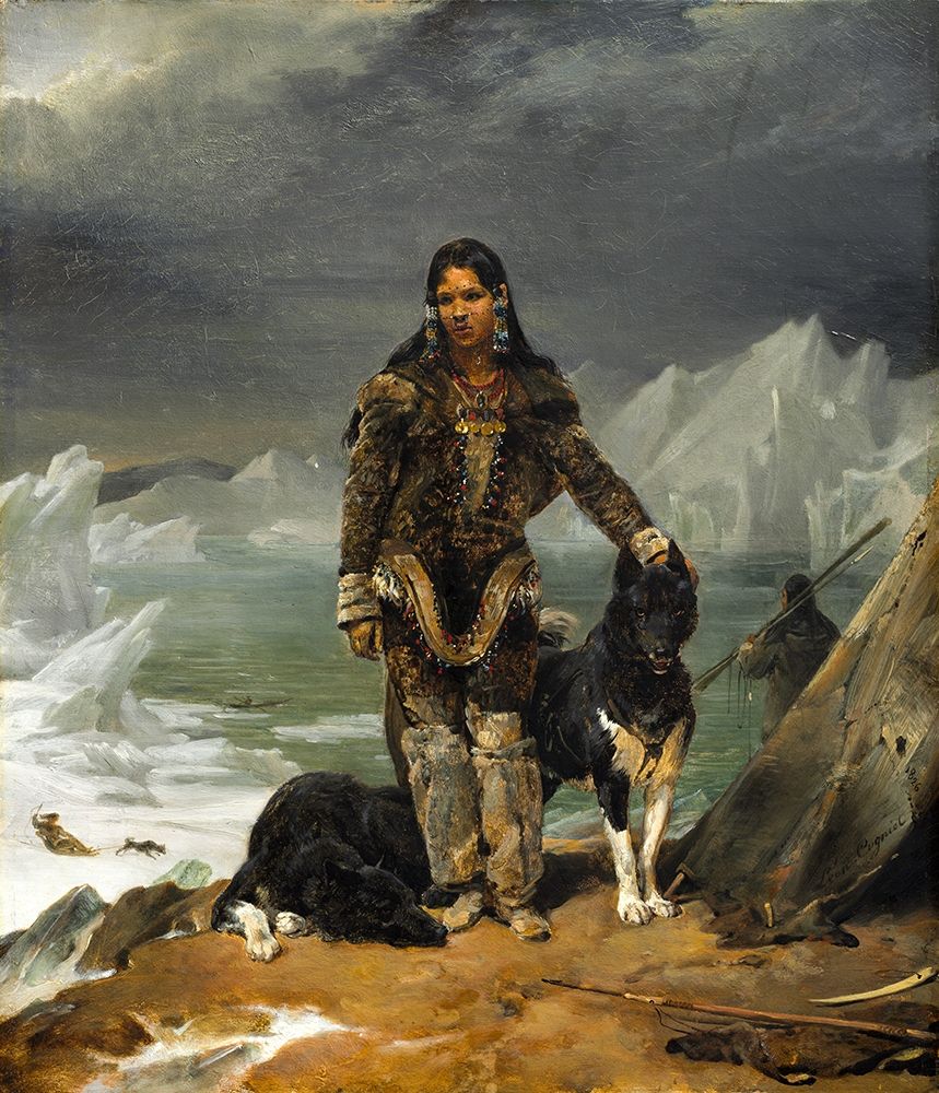 A Woman from the Land of Eskimos art print by Leon Cogniet for $57.95 CAD