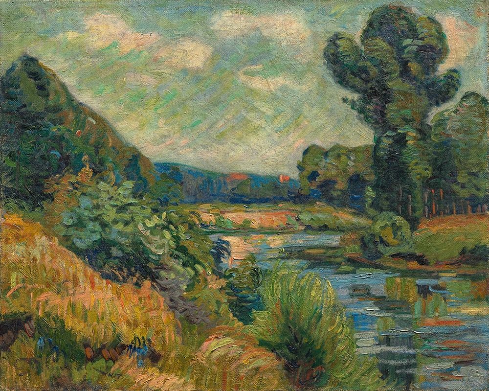 The Banks of the Marne at Charenton art print by Armand Guillaumin for $57.95 CAD
