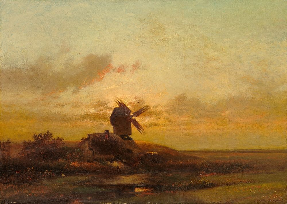 The Windmill art print by Jules Dupre for $57.95 CAD