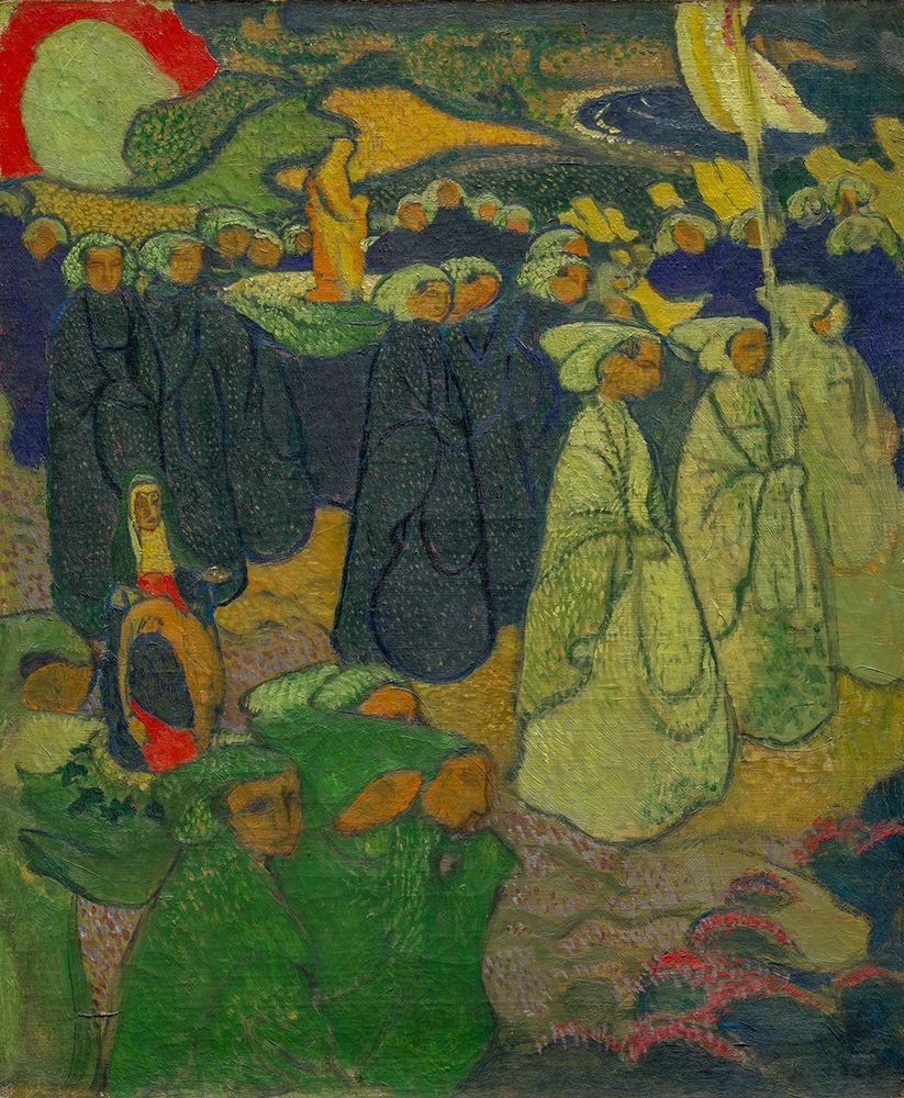 Procession on Pardon at Perros-Guirec art print by Maurice Denis for $57.95 CAD