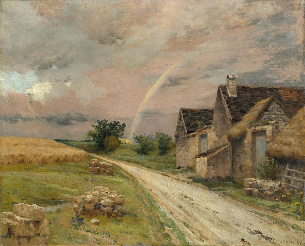 The Rainbow, Acheres la Foret art print by Jean-Charles Cazin for $57.95 CAD