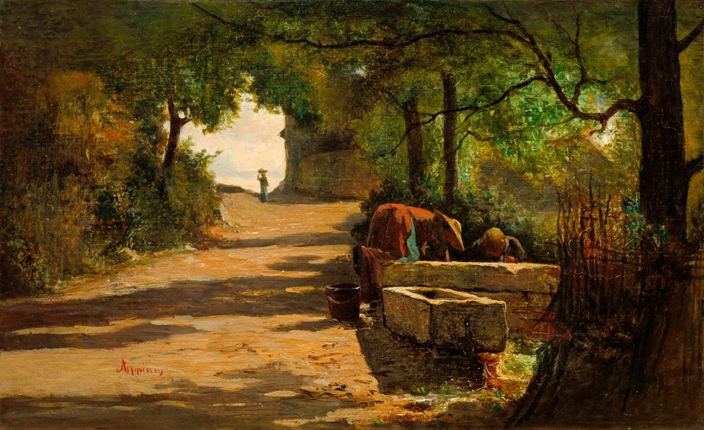 Well at the Side of a Road art print by Adolphe Appian for $57.95 CAD