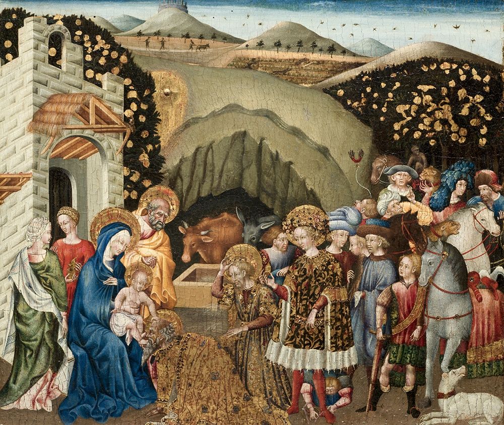 The Adoration of the Magi art print by Giovanni di Paolo for $57.95 CAD