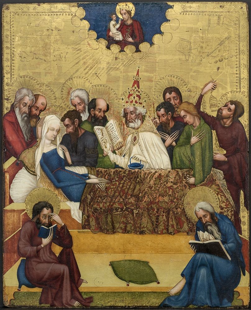 Death of the Virgin art print by Master of Heiligenkreuz for $57.95 CAD