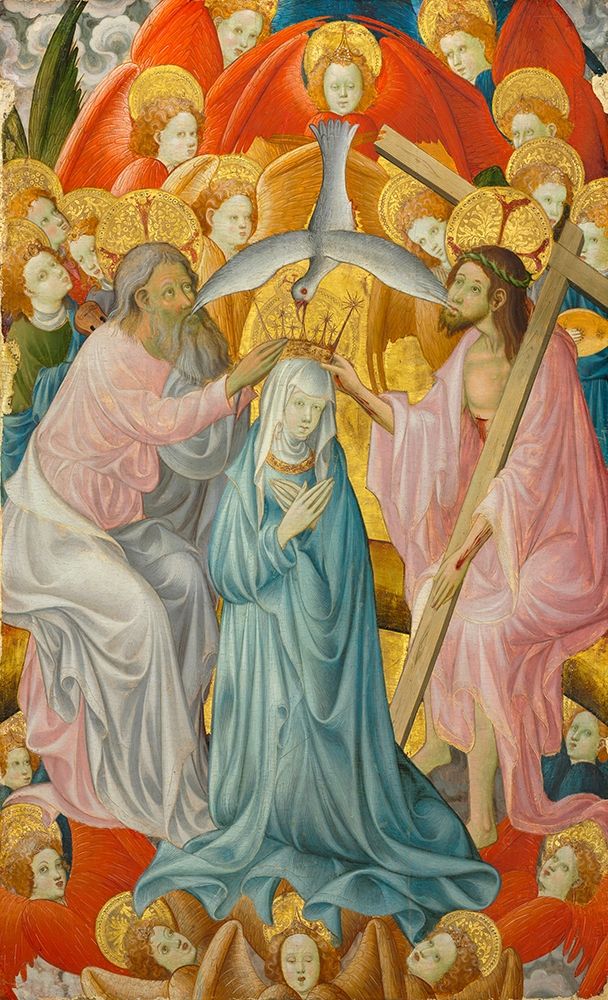The Coronation of the Virgin with the Trinity art print by Rubielos de Mora for $57.95 CAD