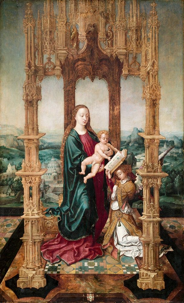 Virgin and Child under a Canopy art print by Netherlands 16th Century for $57.95 CAD