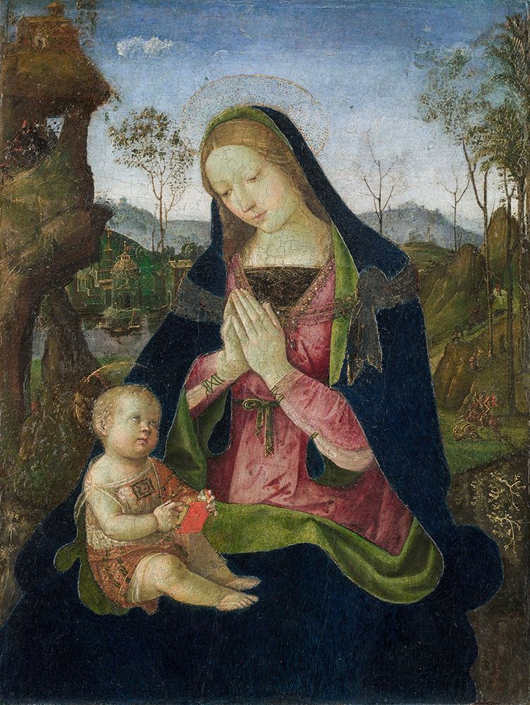 Virgin and Child art print by Pintoricchio for $57.95 CAD