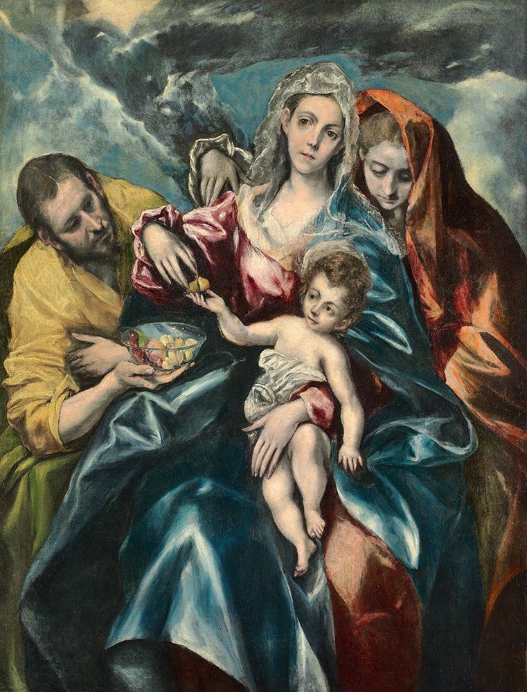 The Holy Family with Mary Magdalen art print by El Greco for $57.95 CAD