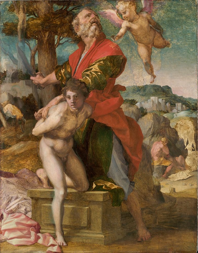 The Sacrifice of Isaac art print by Andrea del Sarto for $57.95 CAD