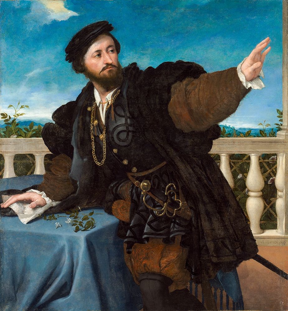 Portrait of a Man, possibly Girolamo Rosati art print by Lorenzo Lotto for $57.95 CAD