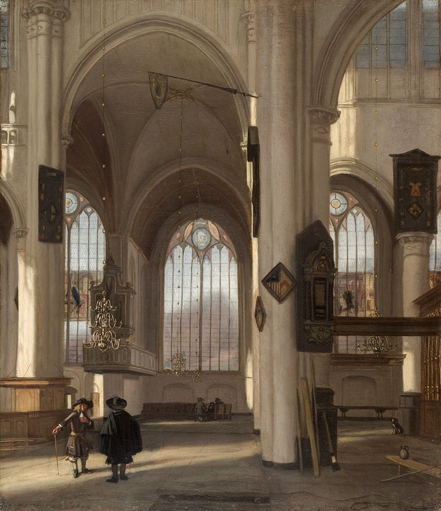 Interior of a Church art print by Emanuel de Witte for $57.95 CAD