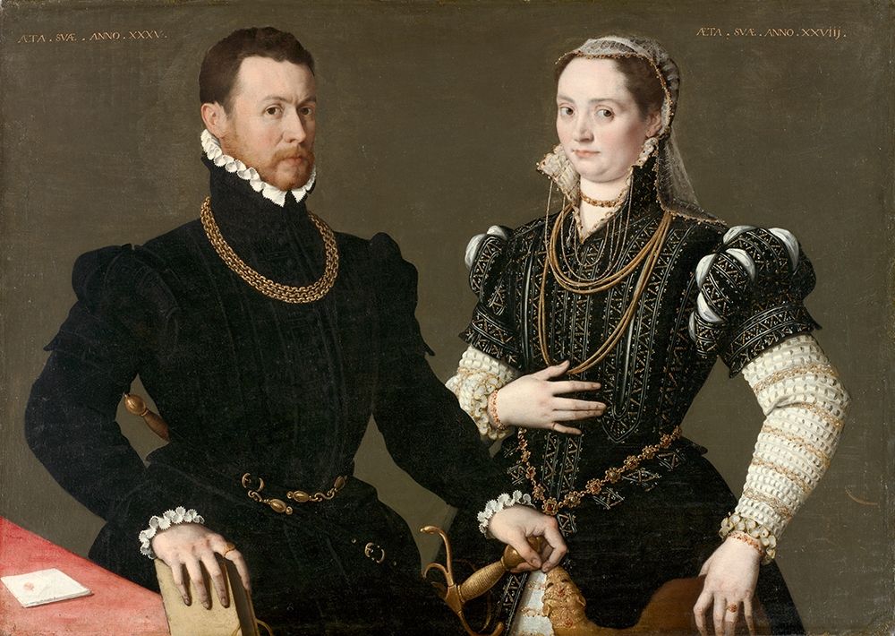 Portrait of a Couple art print by Italy 16th Century for $57.95 CAD