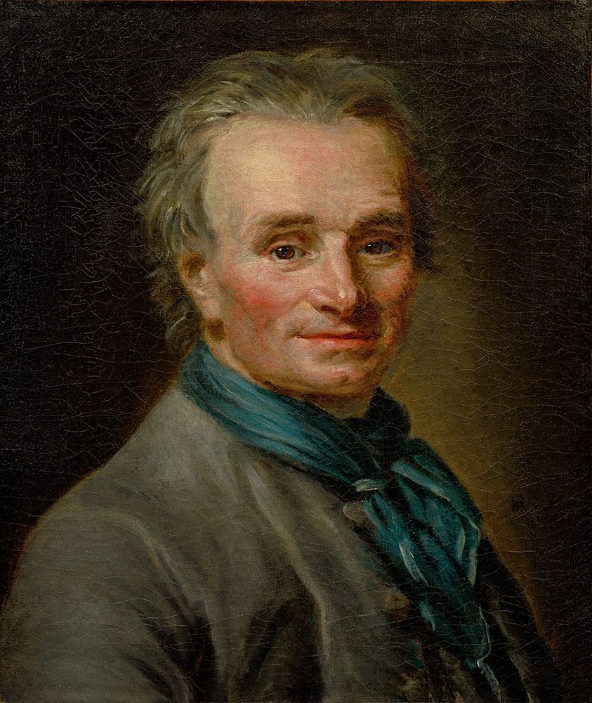 Portrait of Jean-Baptiste Lemoyne the Younger art print by Elisabeth Louise Vigee-LeBrun for $57.95 CAD