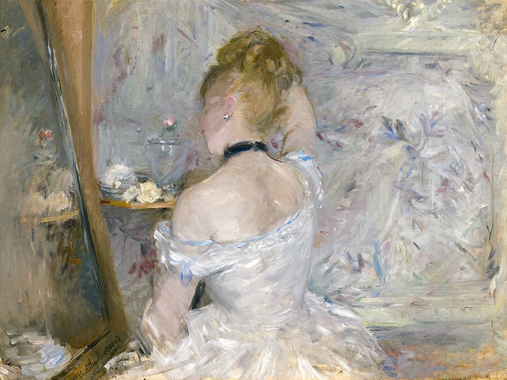 Woman at Her Toilette art print by Berthe Morisot for $57.95 CAD
