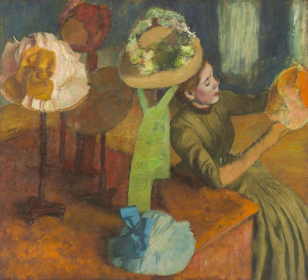 The Millinery Shop art print by Edgar Degas for $57.95 CAD