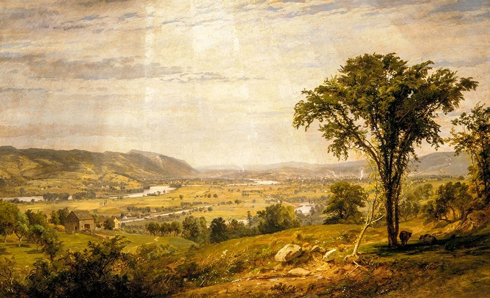 Wyoming Valley, Pennsylvania 1864 art print by Jasper Francis Cropsey for $57.95 CAD