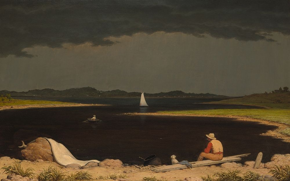 Approaching Thunder Storm 1859 art print by Martin Johnson Heade for $57.95 CAD