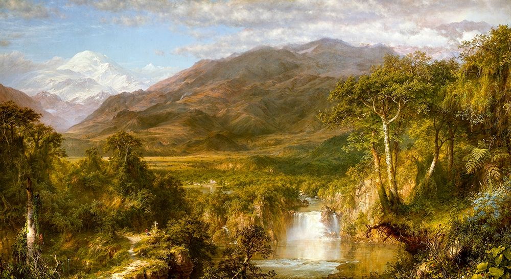 Heart of the Andes 1859 art print by Frederic Edwin Church for $57.95 CAD