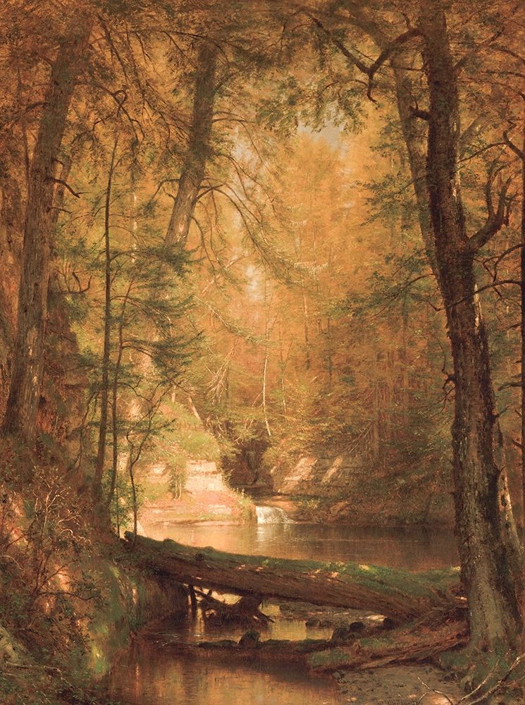 The Trout Pool 1870 art print by Worthington Whittredge for $57.95 CAD