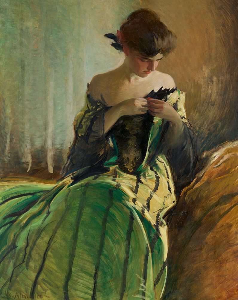 Study in Black and Green art print by John White Alexander for $57.95 CAD